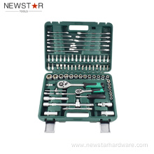 78pcs 1/4"&1/2" Socket Wrench Tools Box Set